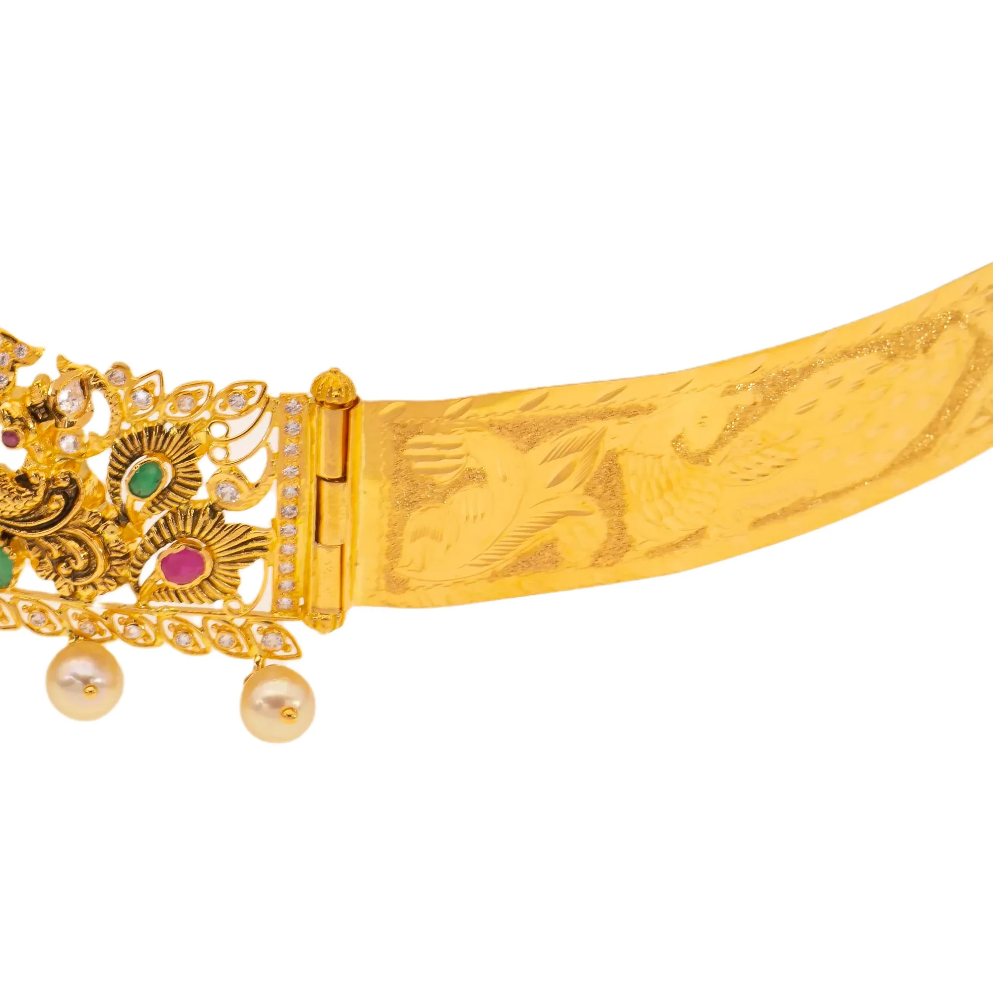 22K Yellow Gold Laxmi Vaddanam Belt (200.1gm)