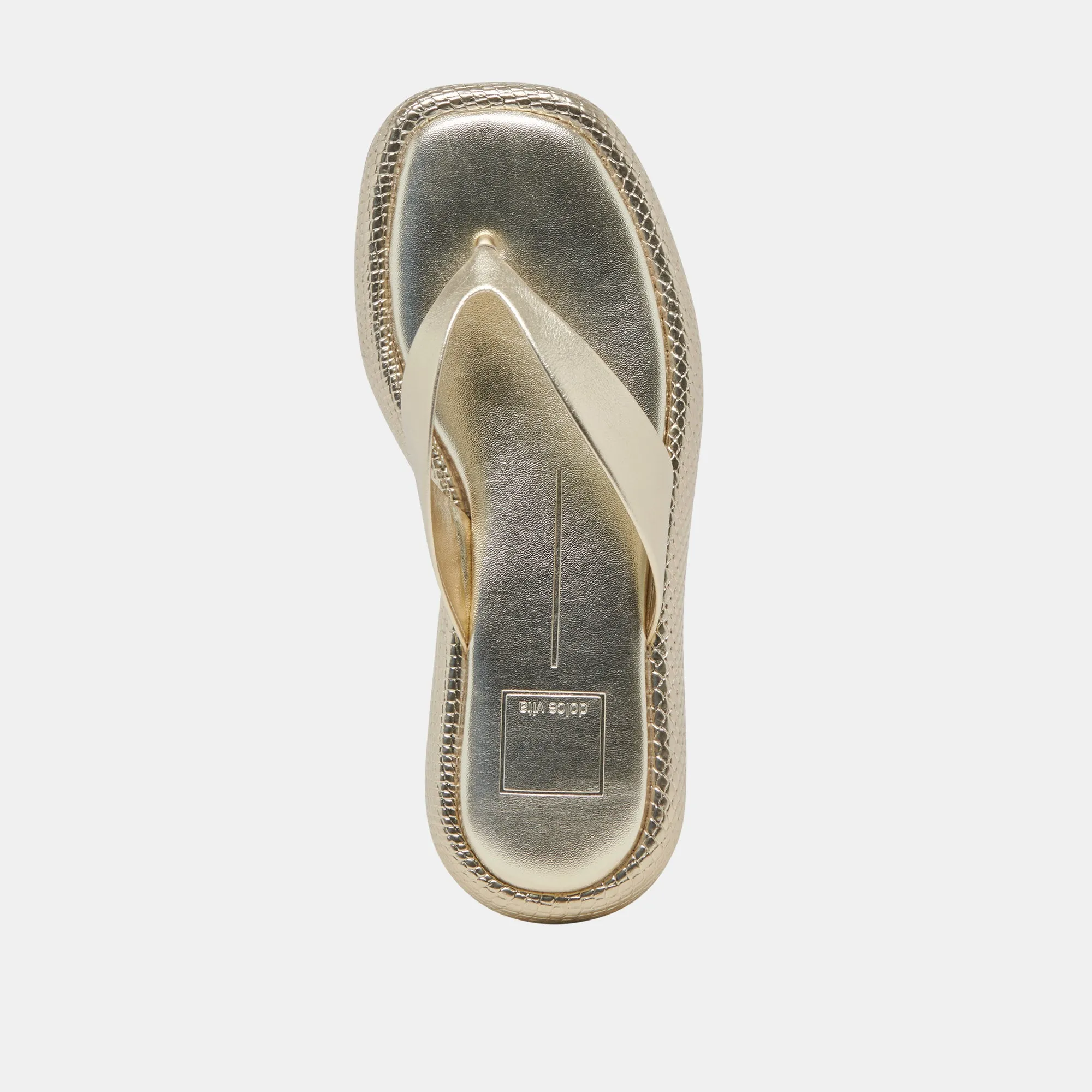 ADIN SANDALS PLATINUM DISTRESSED LEATHER