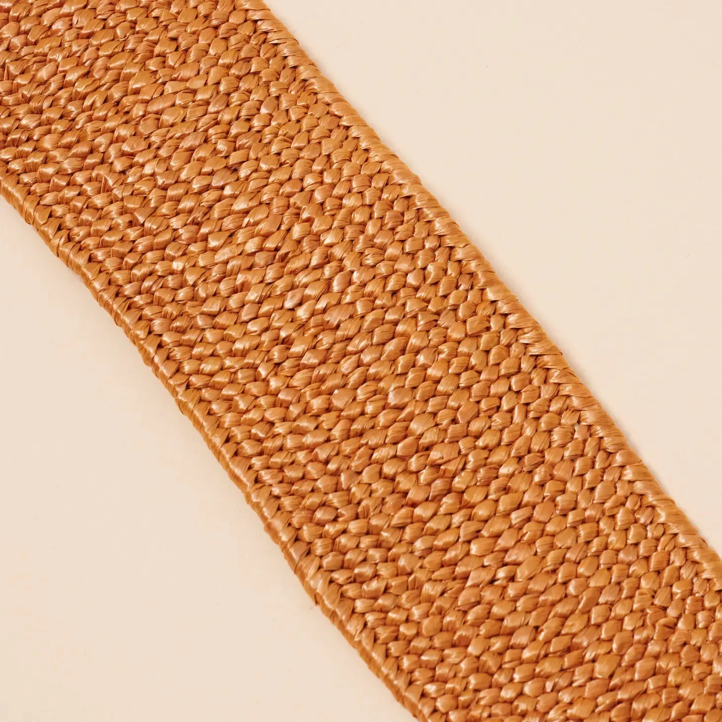 Avie Wide Straw Belt