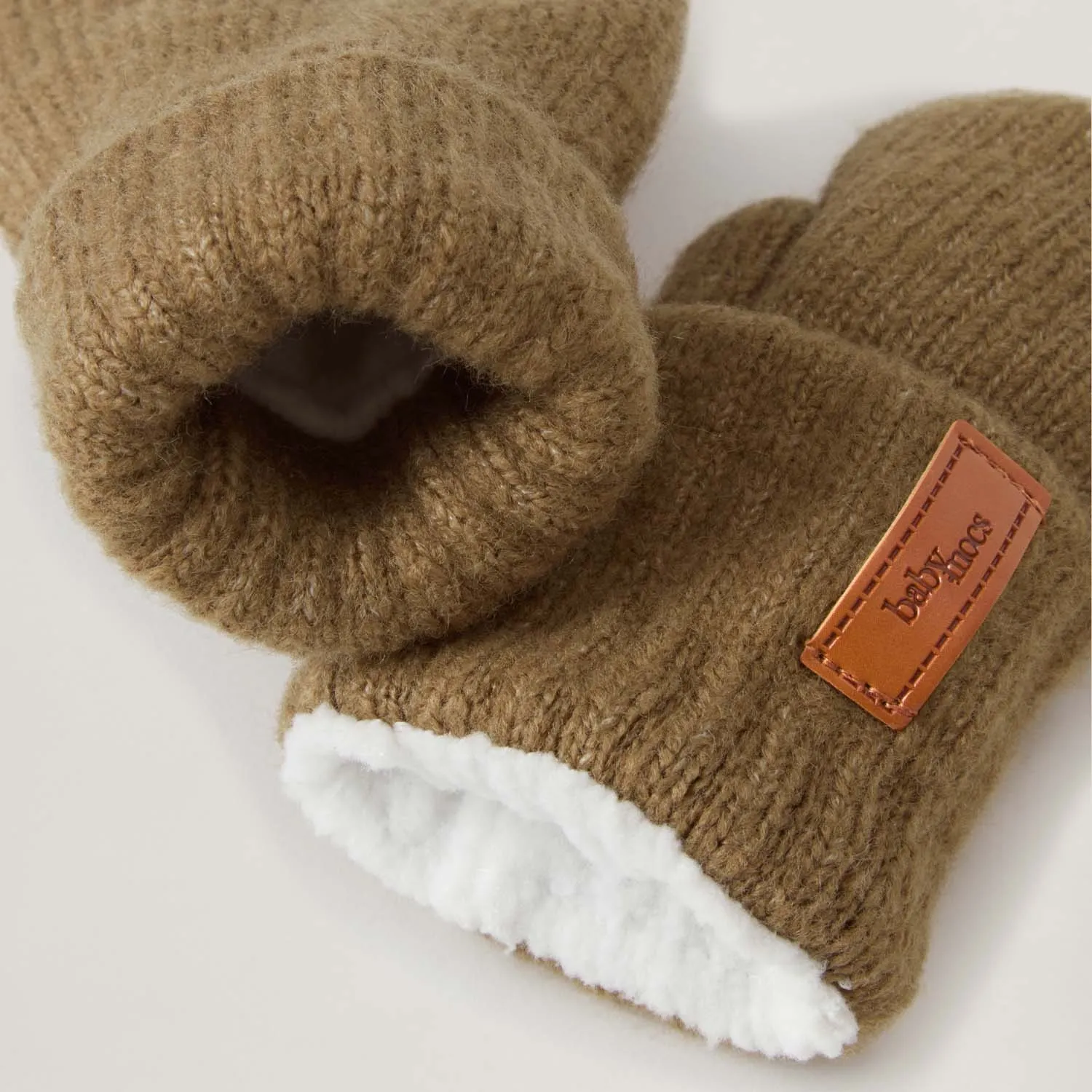 Baby Mocs - Mittens Greige