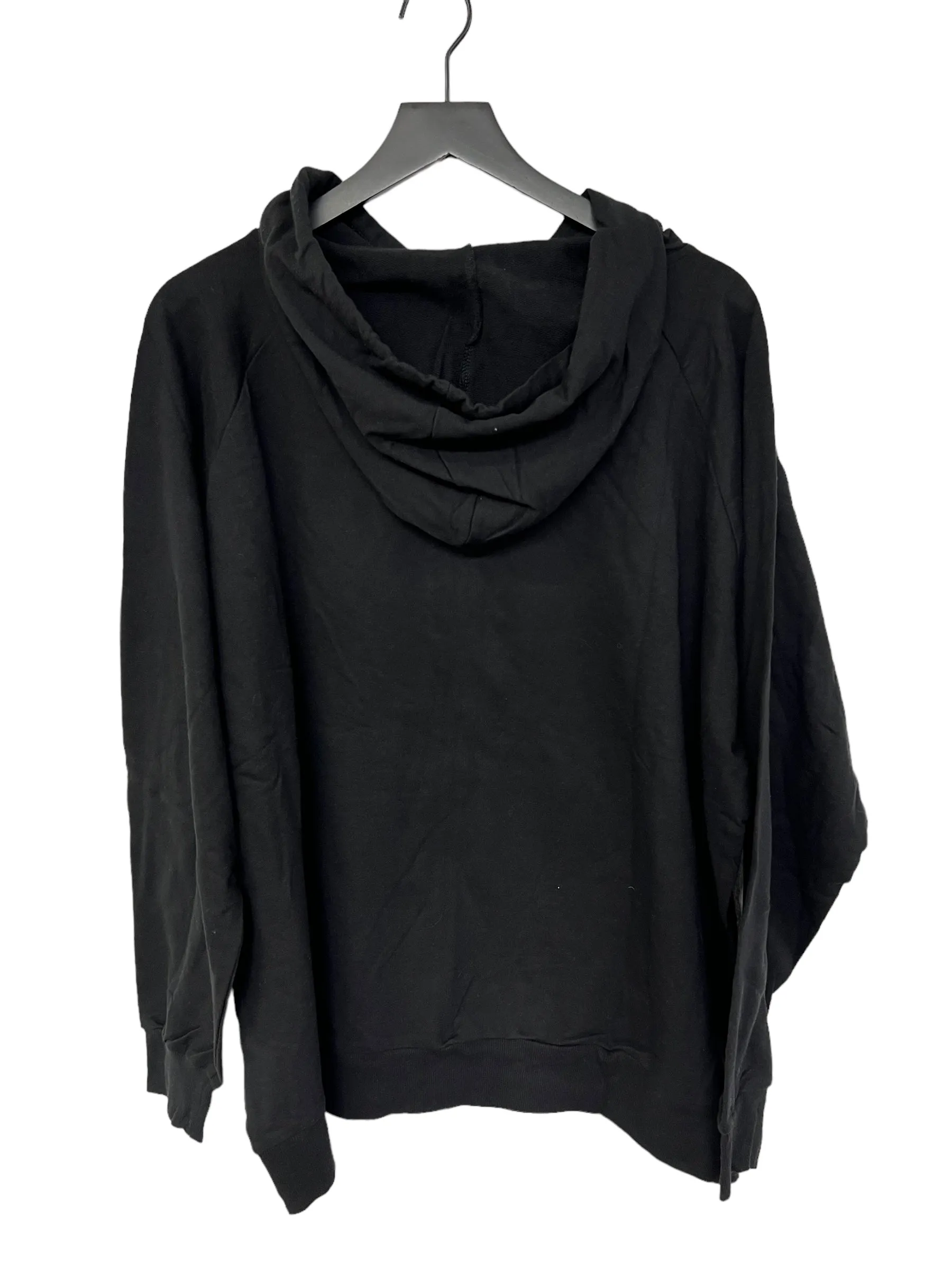 Black Sweatshirt Hoodie Zenana Outfitters, Size 3x