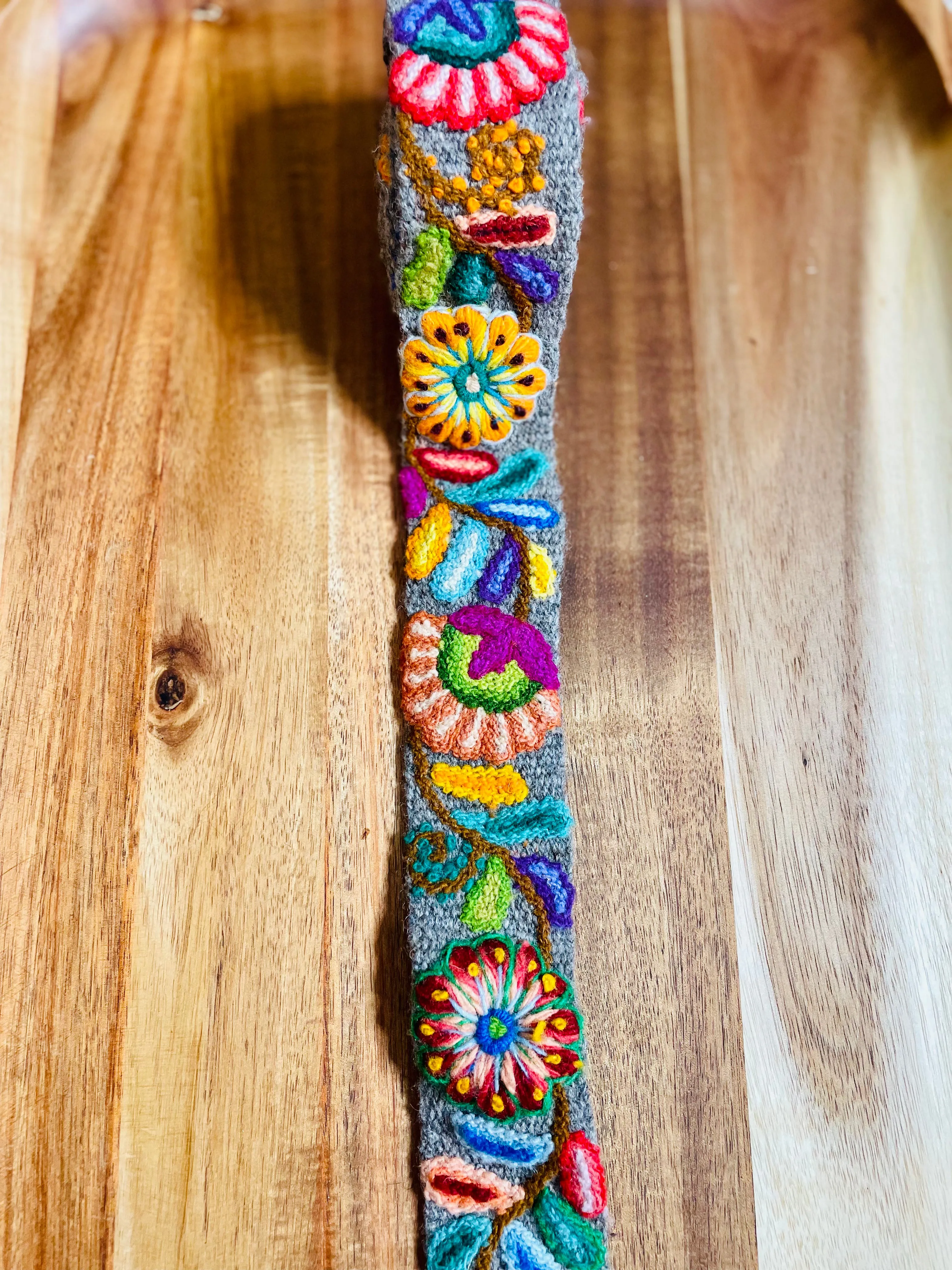 Bright Embroidered Belt