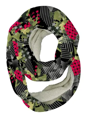 Camo Army Hearts Infinity Scarf