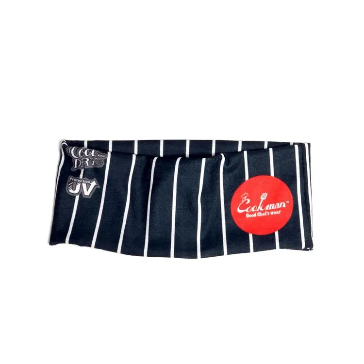 Cookman Chef's Scarf - Stripe : Black