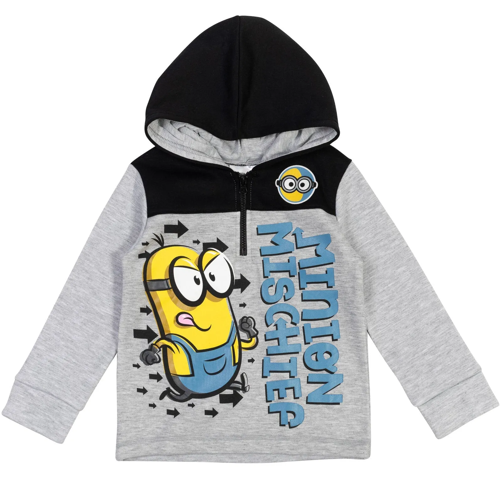 Despicable Me Minions Fleece Half Zip Hoodie