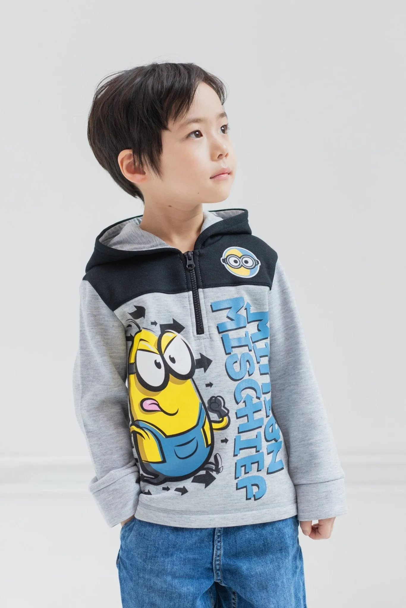 Despicable Me Minions Fleece Half Zip Hoodie