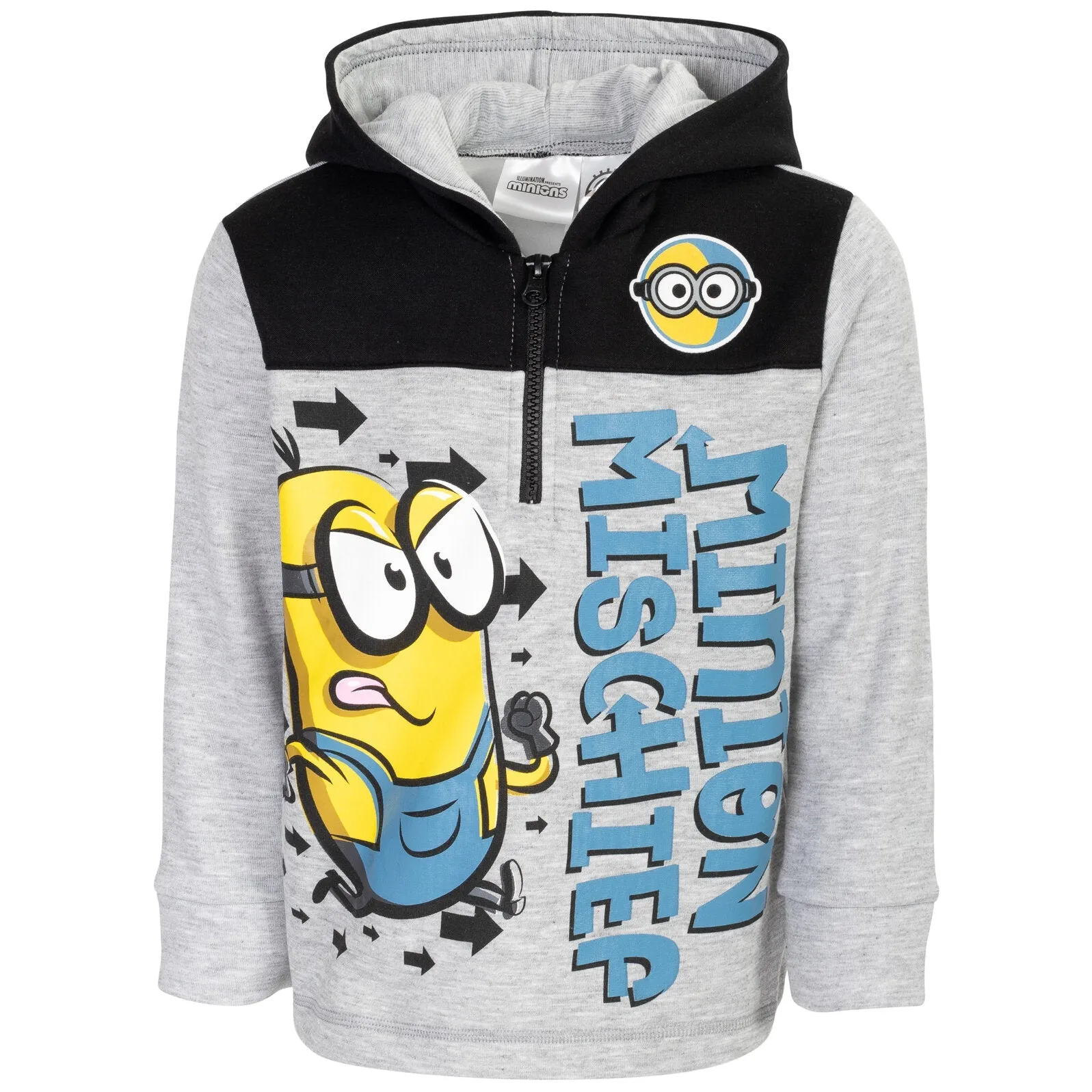 Despicable Me Minions Fleece Half Zip Hoodie