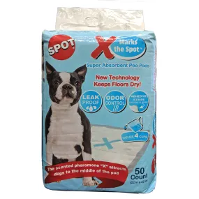 Ethical Products SPOT X Marks The Spot Puppy Pads 50 Pack 22X22