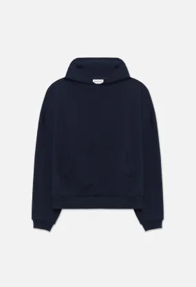 Fleet Weave Terry Hoodie / Dark Navy