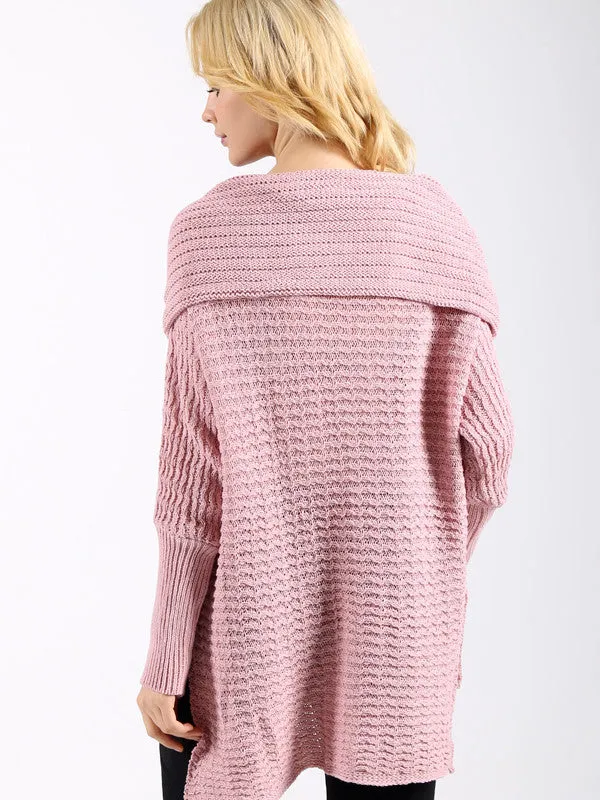 For Her Pleasure Off-the-Shoulder Knit Sweater