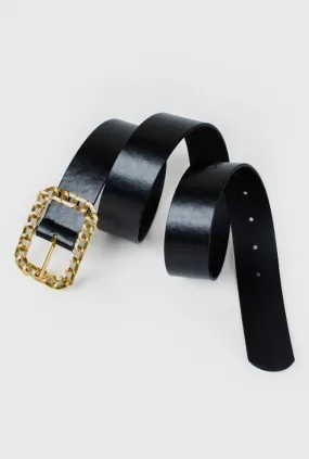 Gold Chain Buckle Belt