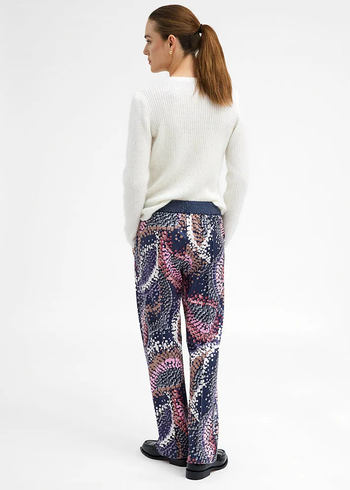 Gustav Marisa jersey pants 51011 Bukser - Blue Paisley