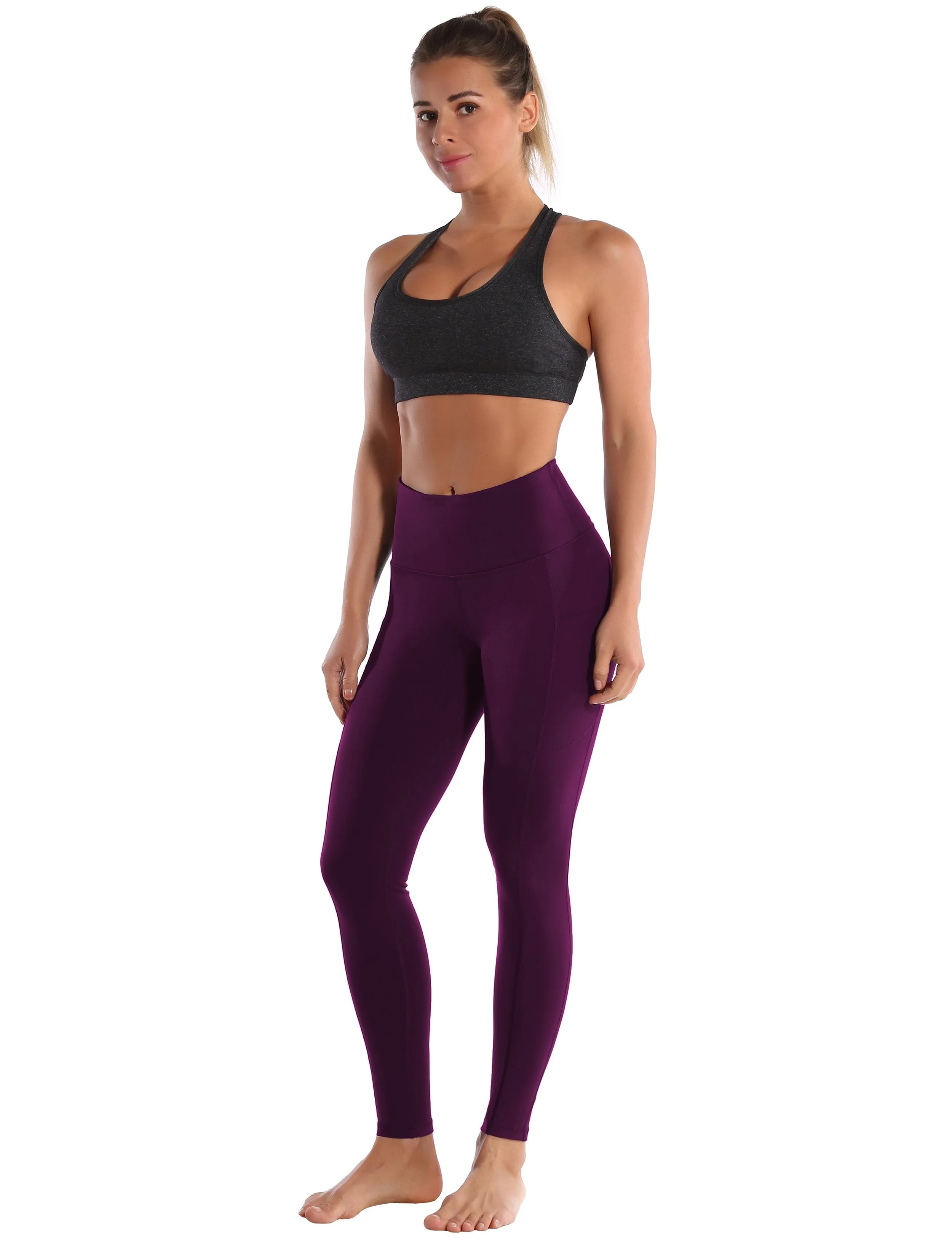 Hip Line Side Pockets yogastudio Pants grapevine ins_yogastudio