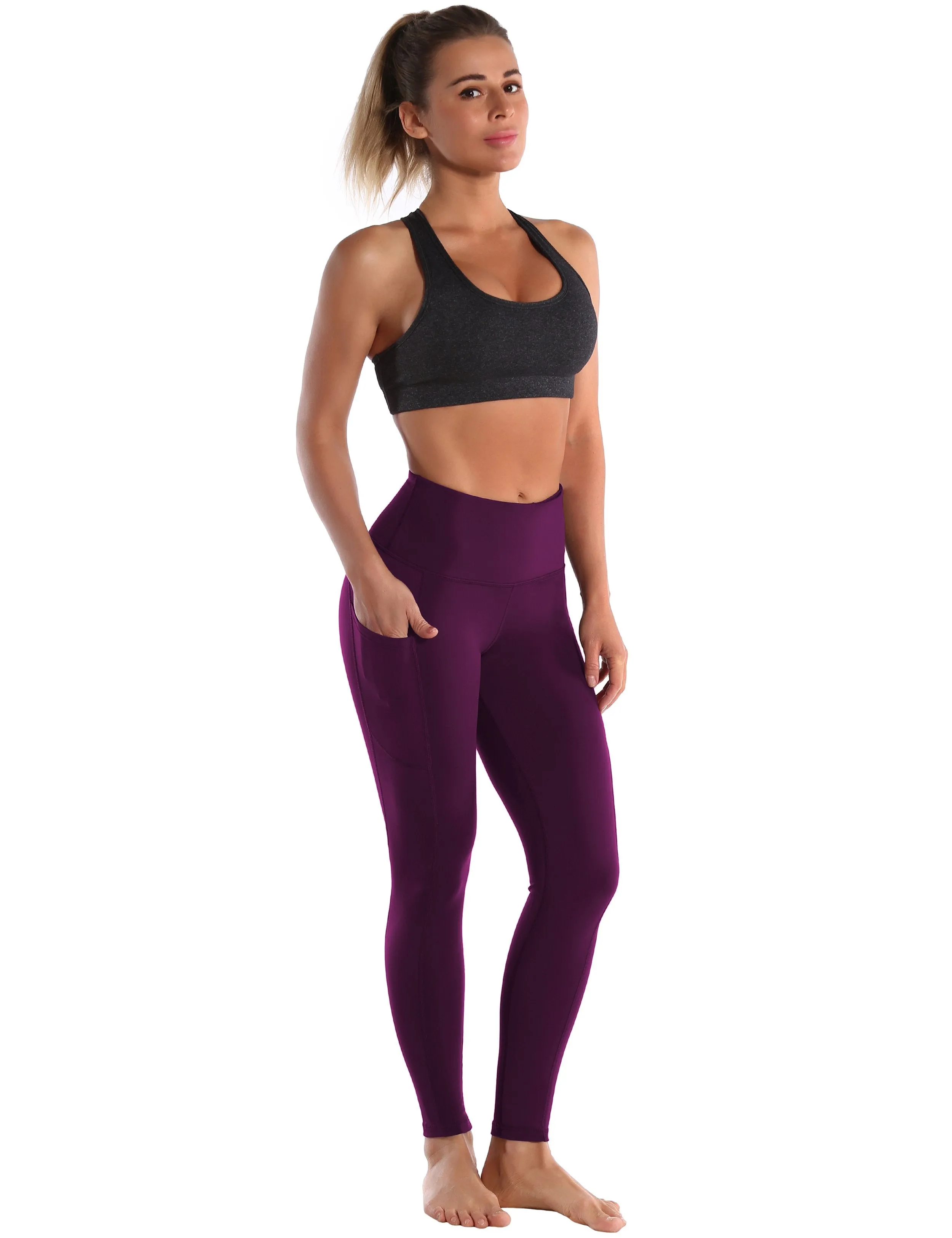 Hip Line Side Pockets yogastudio Pants grapevine ins_yogastudio