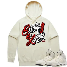 Jordan 5 Sail 5s Hoodie to Match - RED BBL