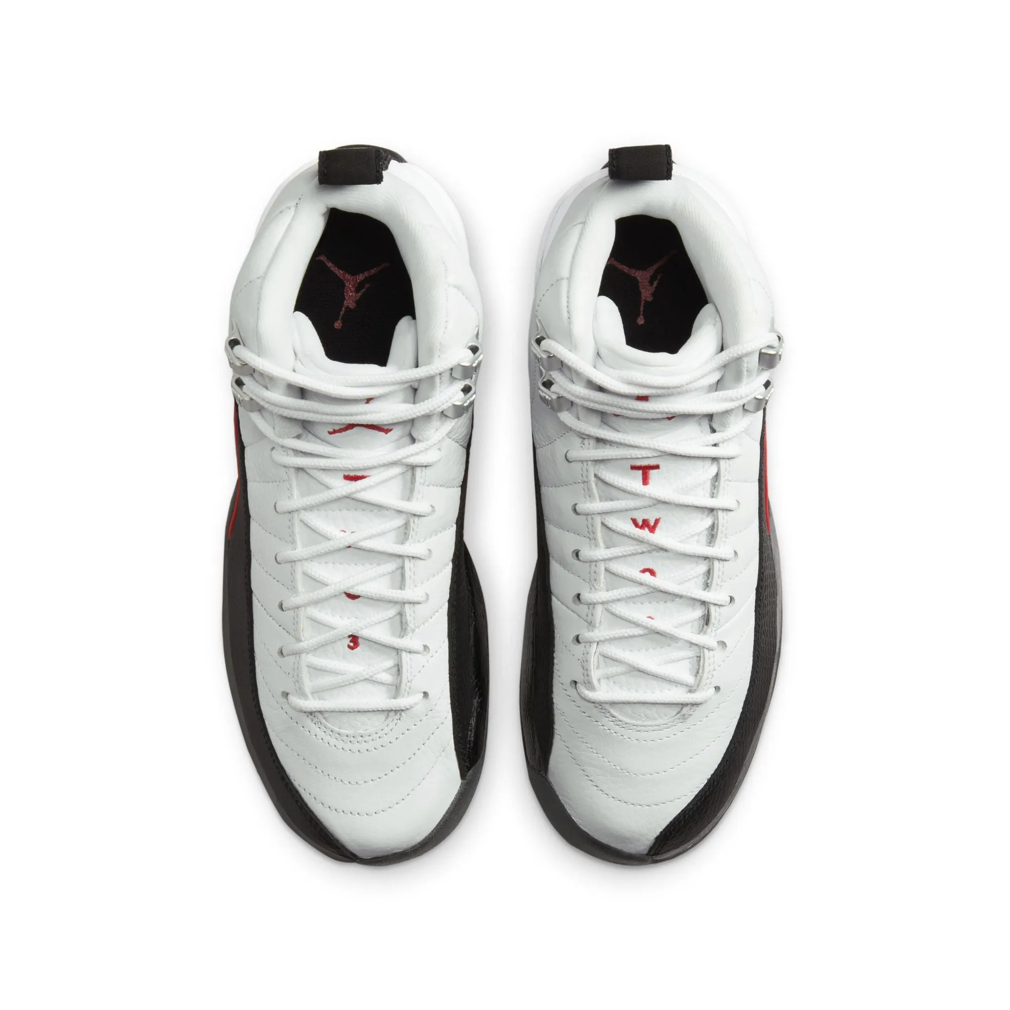 Jordan - Boy - GS Retro 12 - White/Gym Red/Black