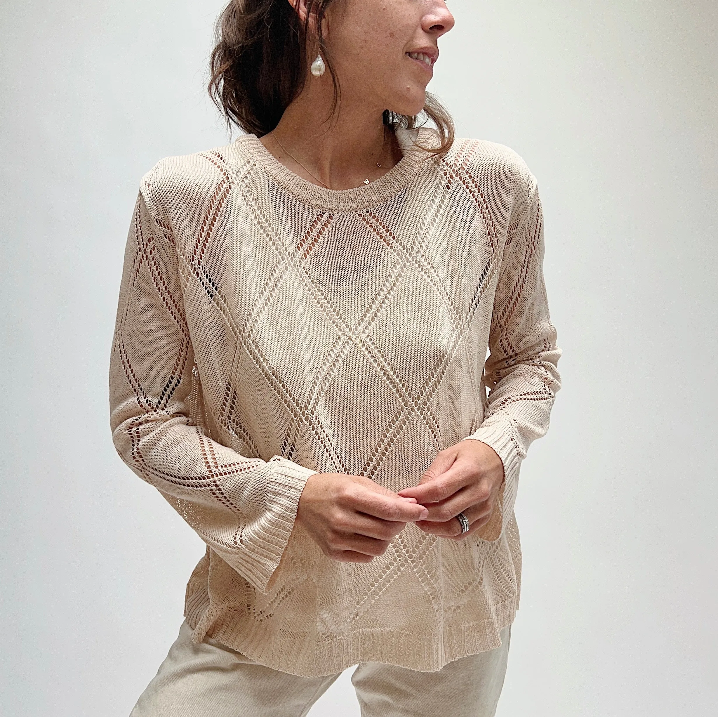 Kerisma | Yaya Linen Blend Top in Sake