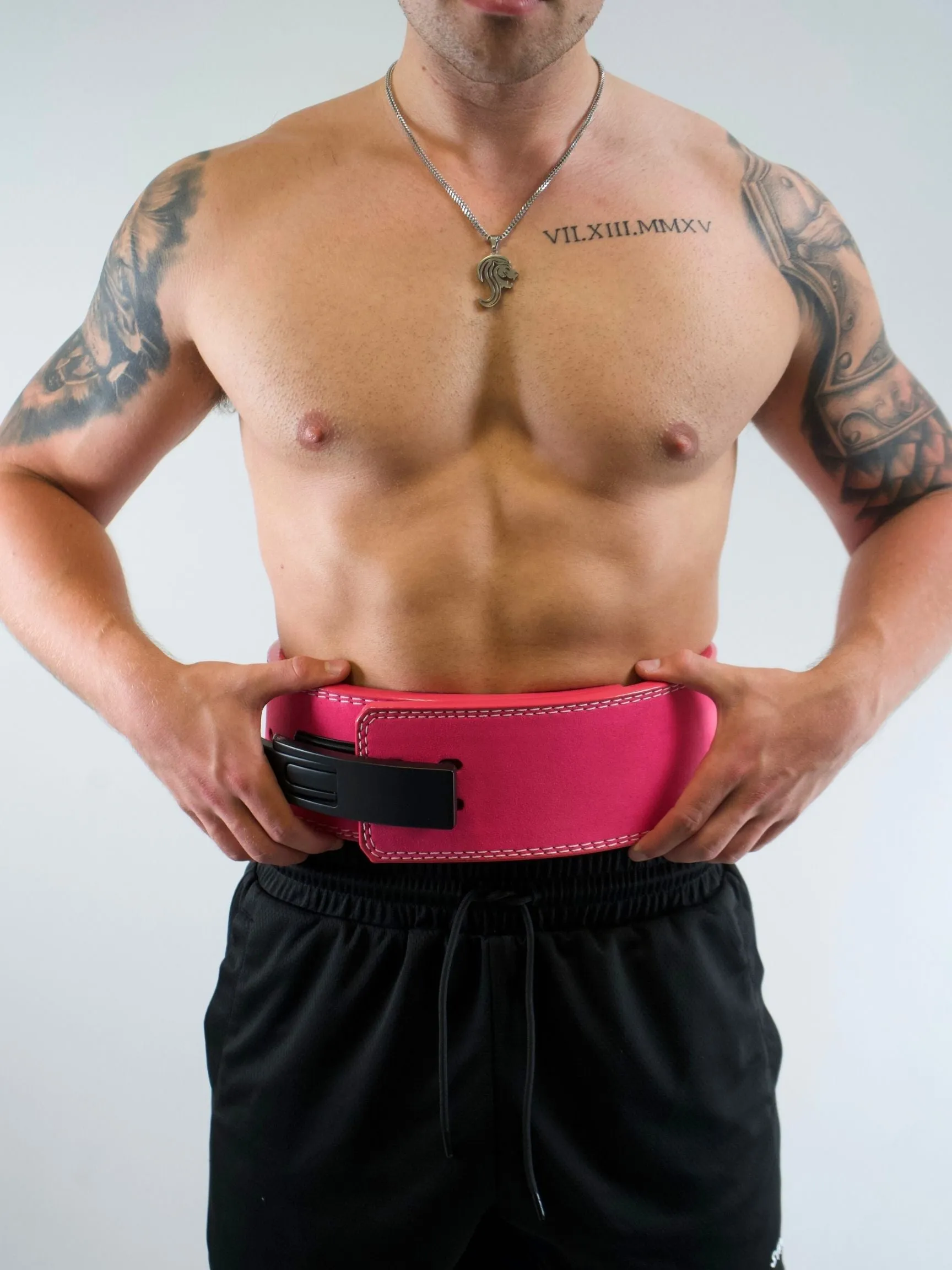 LEVER BELT - PINK