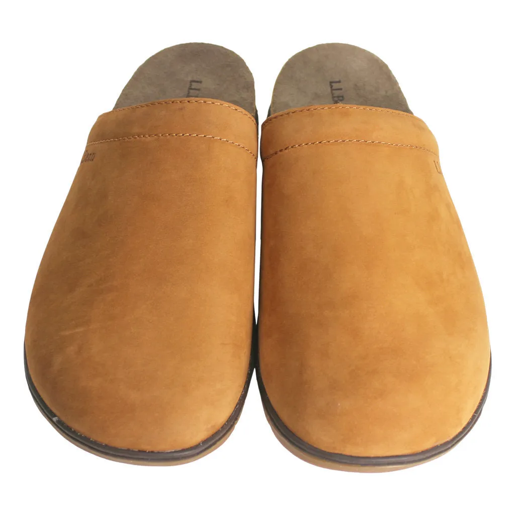 L.L.Bean Go Anywhere 515712 Full Grain Leather Womens Clogs - UK 6