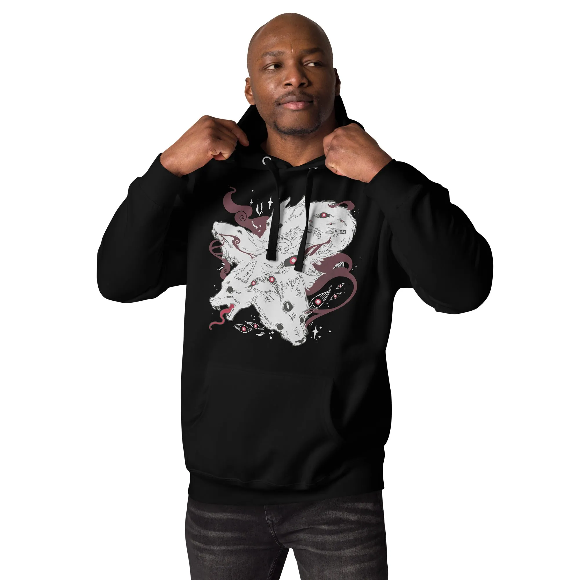 Many Eyes Many Wolves, Unisex Hoodie