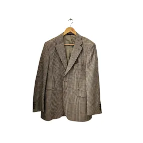 Marks & Spencer Men's Beige Checked Blazer | Gently Used |