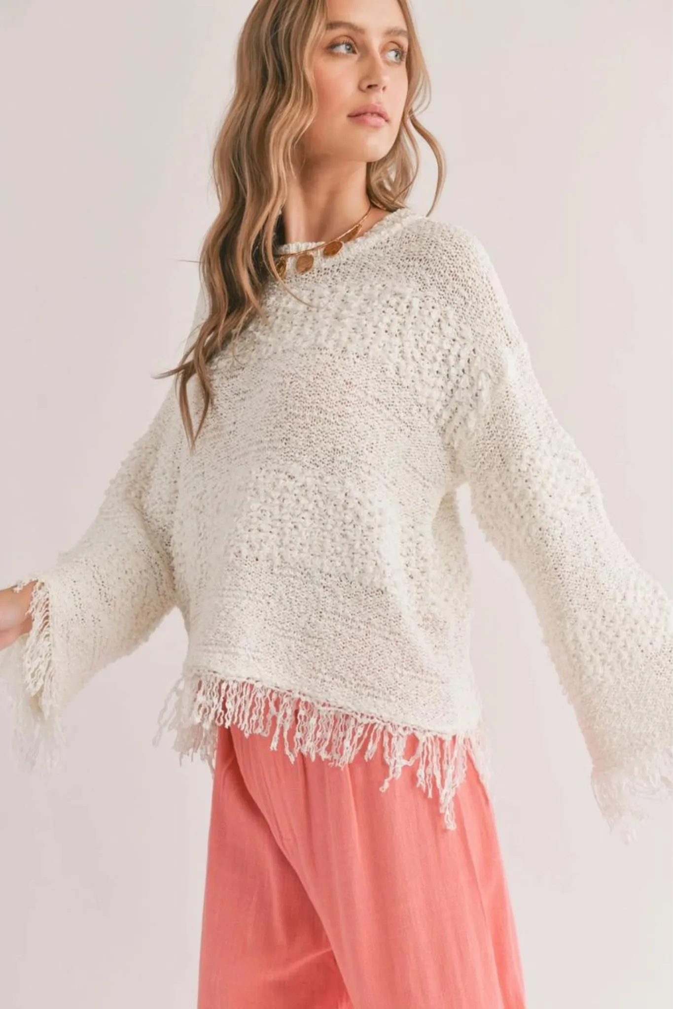 Mel Fringe Sweater