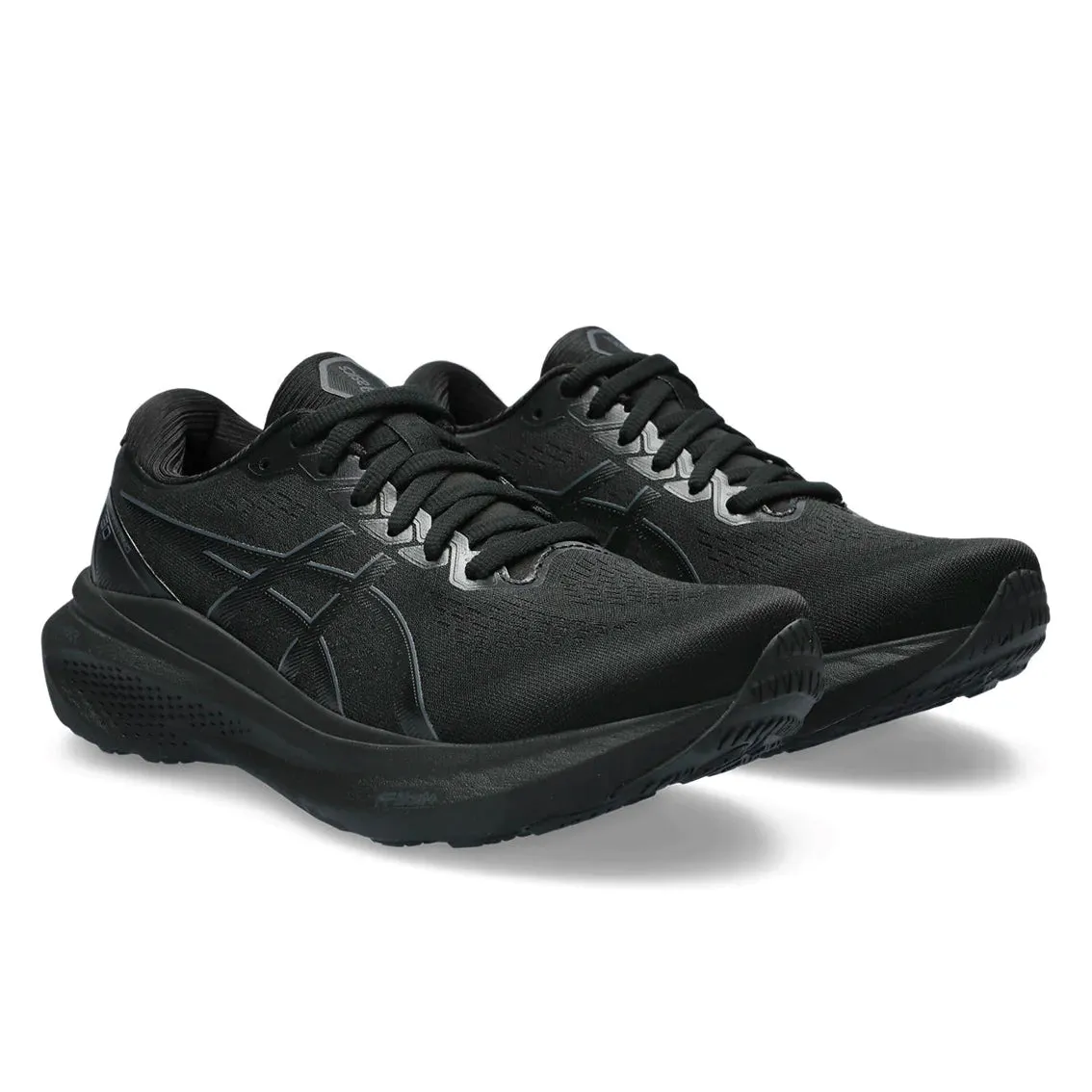 Mens ASICS GEL-Kayano 30 - Black / Black