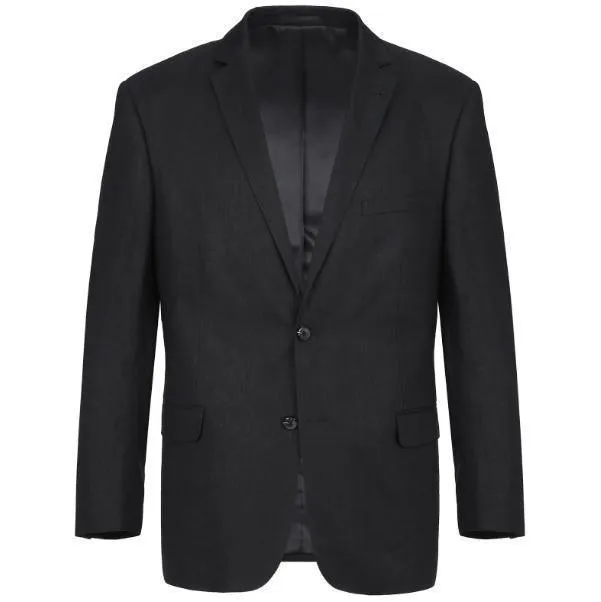 Men's Black 2 Piece Linen Suit