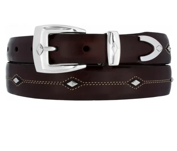 Men's Brighton | Denver Diamond Belt | Brown