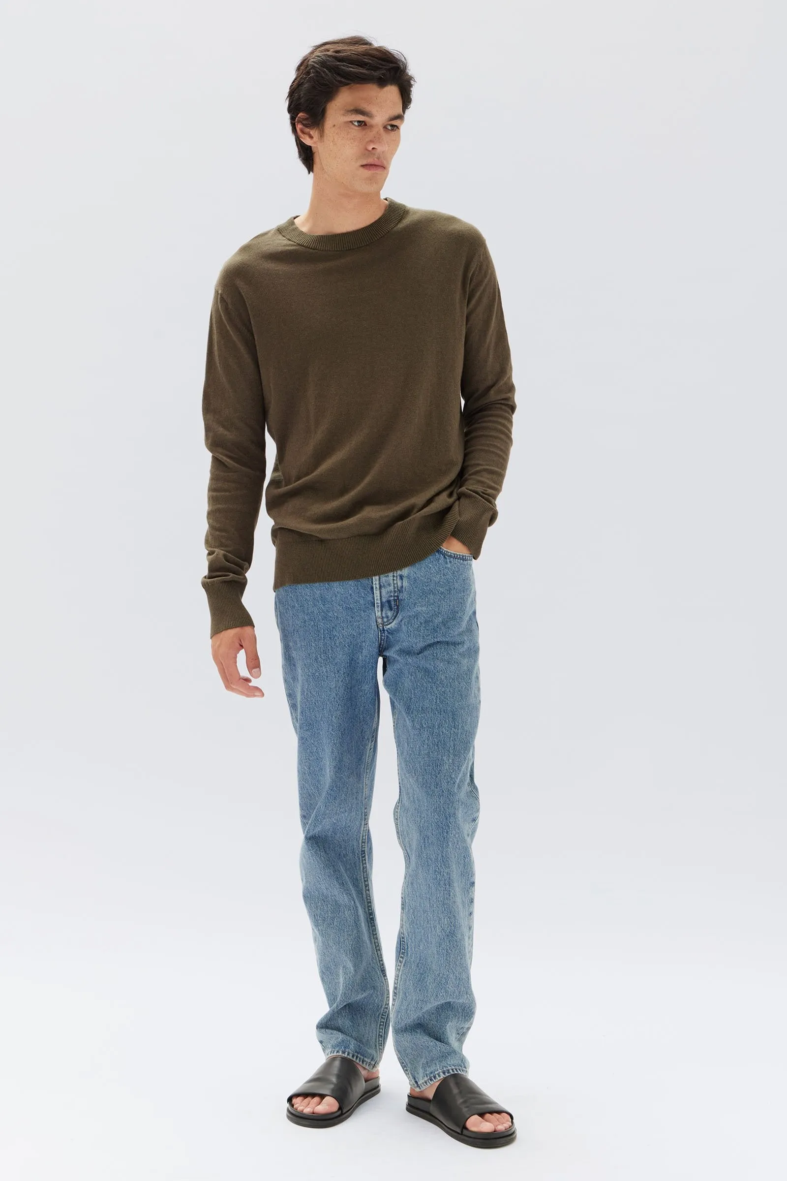 Mens Cotton Cashmere Sweater