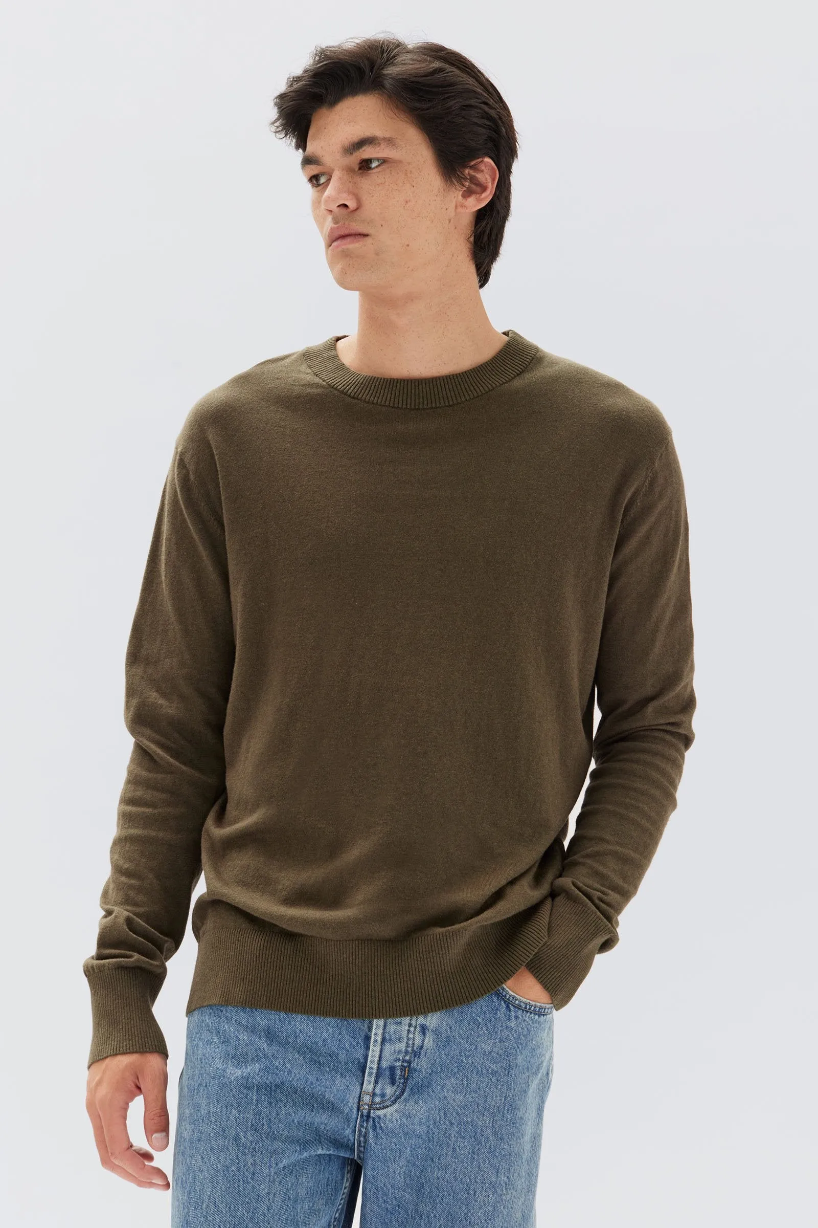 Mens Cotton Cashmere Sweater