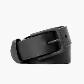 Men's Heritage Leather Belt | Black Matte