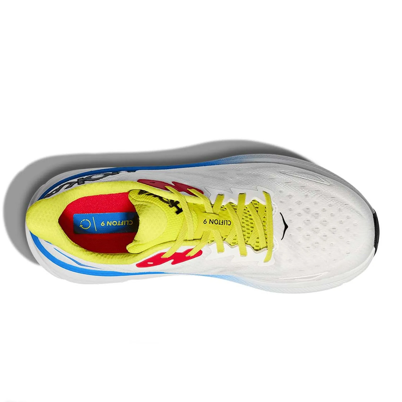 Mens Hoka Clifton 9 - Blanc De Blanc / Virtual