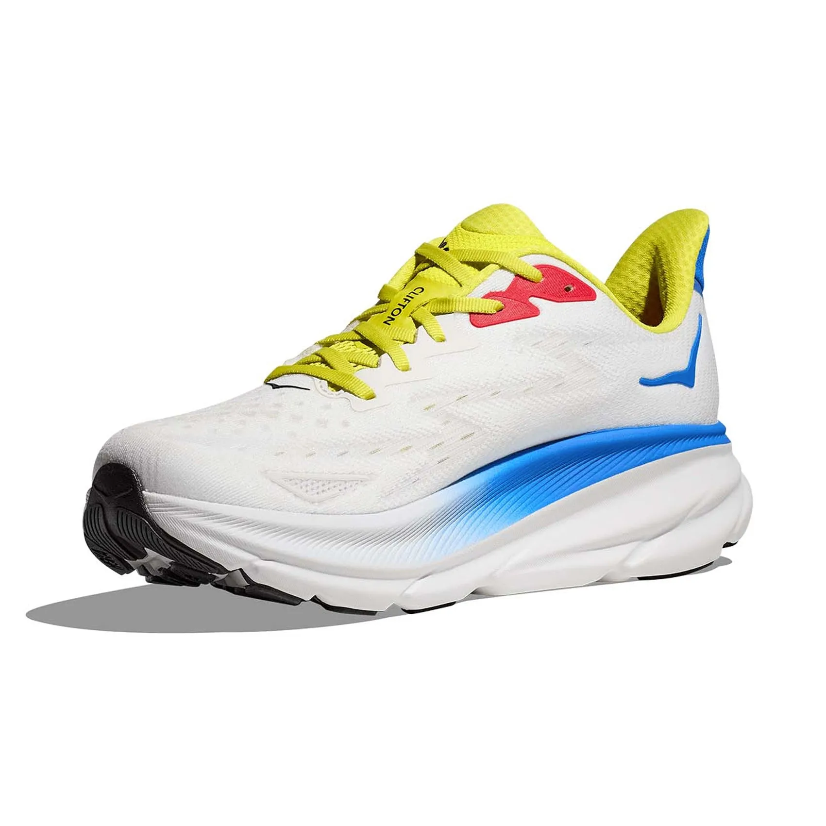 Mens Hoka Clifton 9 - Blanc De Blanc / Virtual