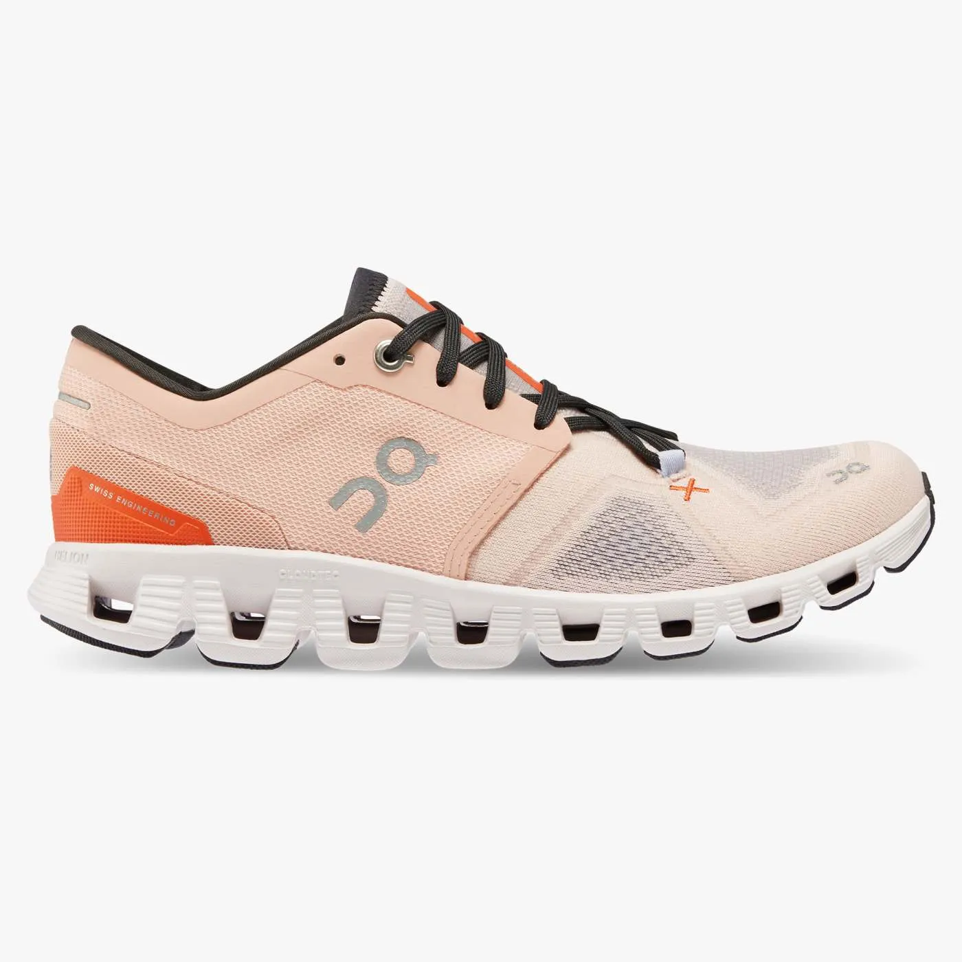 On Running Women's Cloud X 3 Shoes - Rose / Sand