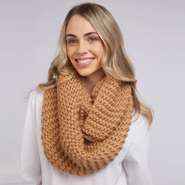 Organic Loop Scarf - Butterscotch