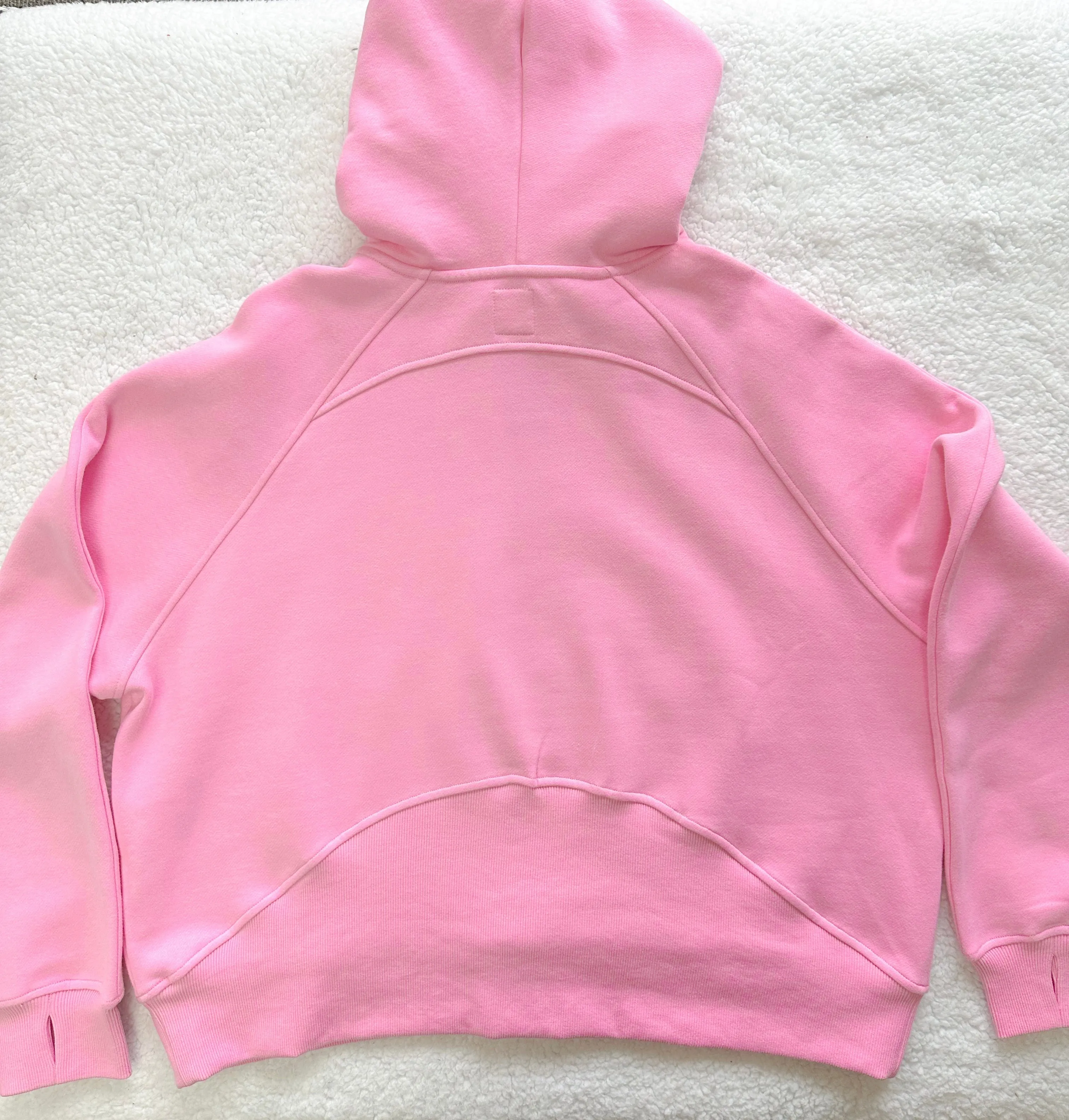 Pilates Detailed Waist Length Quarter Zip Hoodie