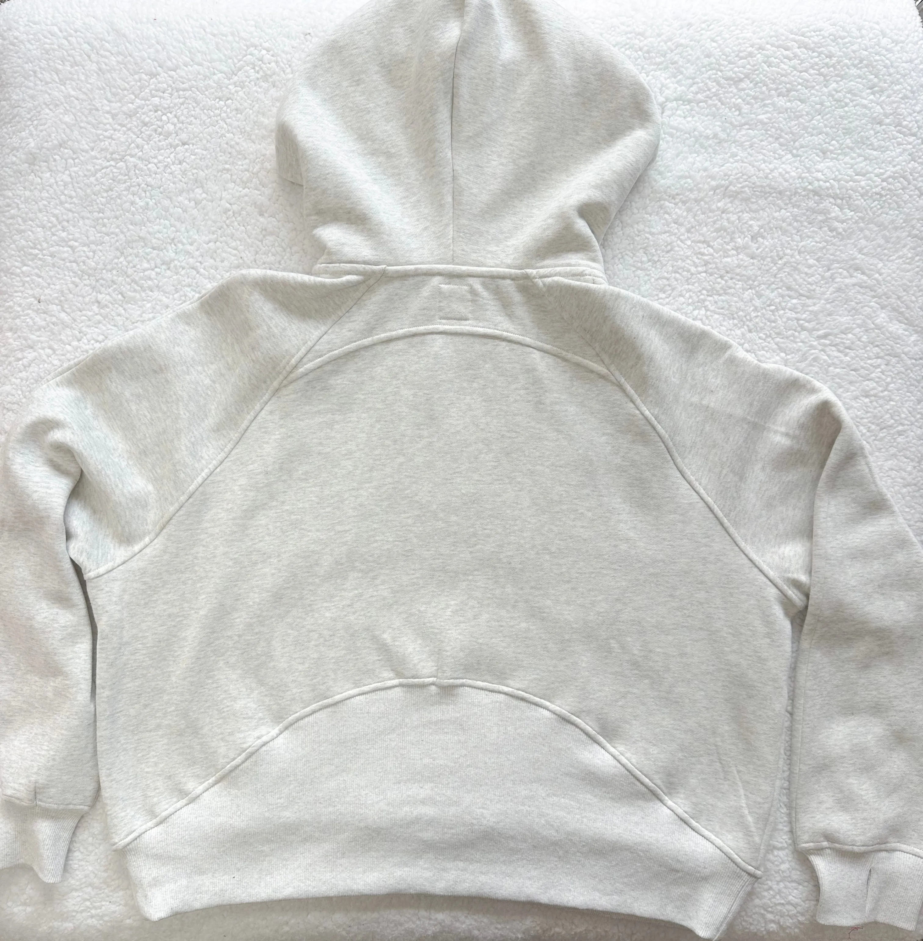 Pilates Detailed Waist Length Quarter Zip Hoodie