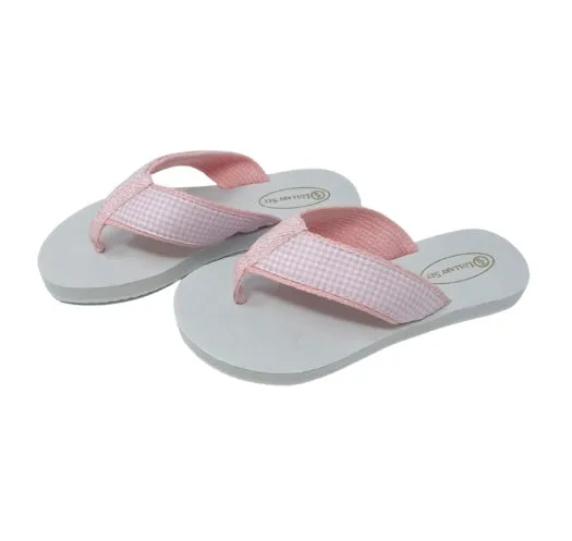 Pink Gingham Flip Flop