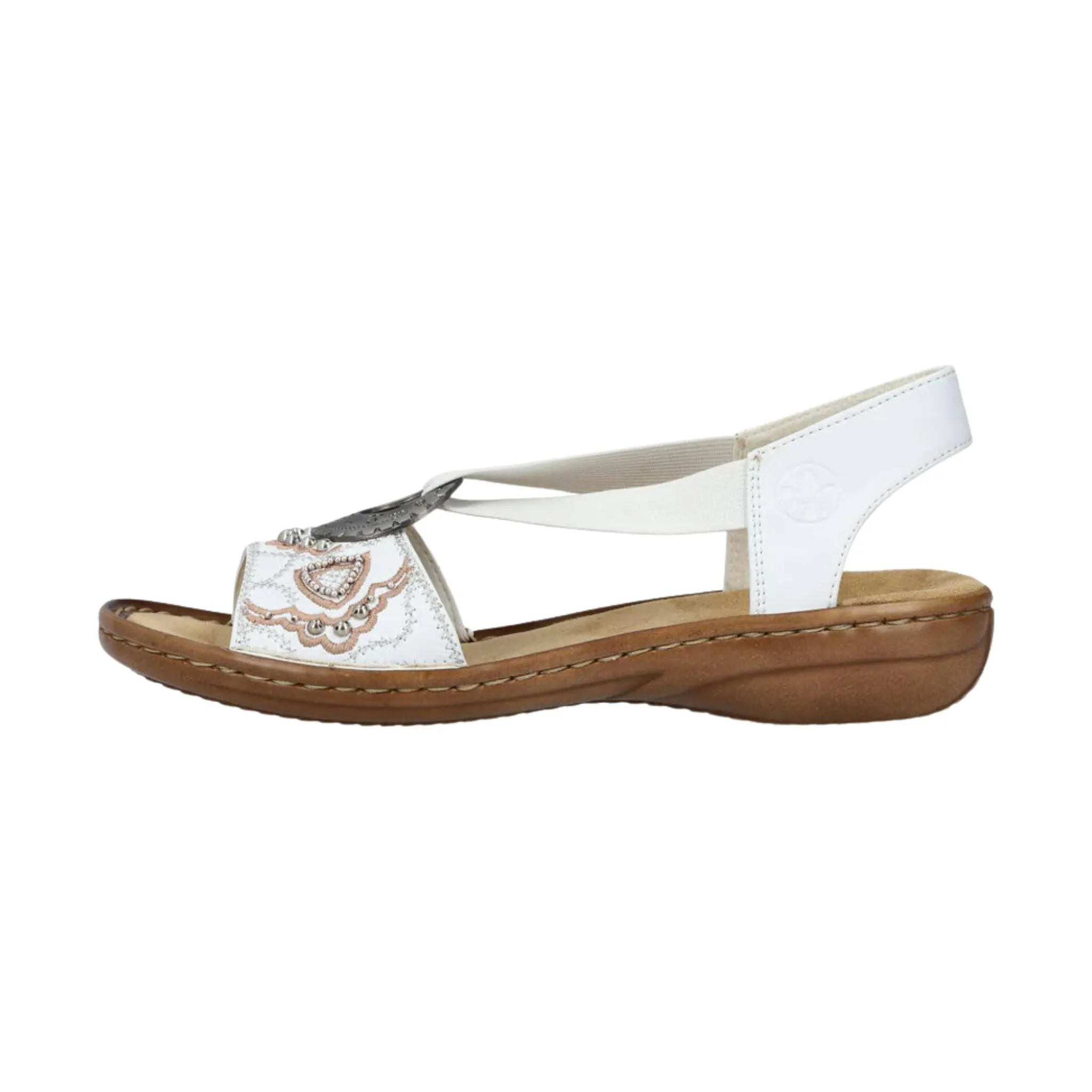 Rieker Women's Regina Sandal - White