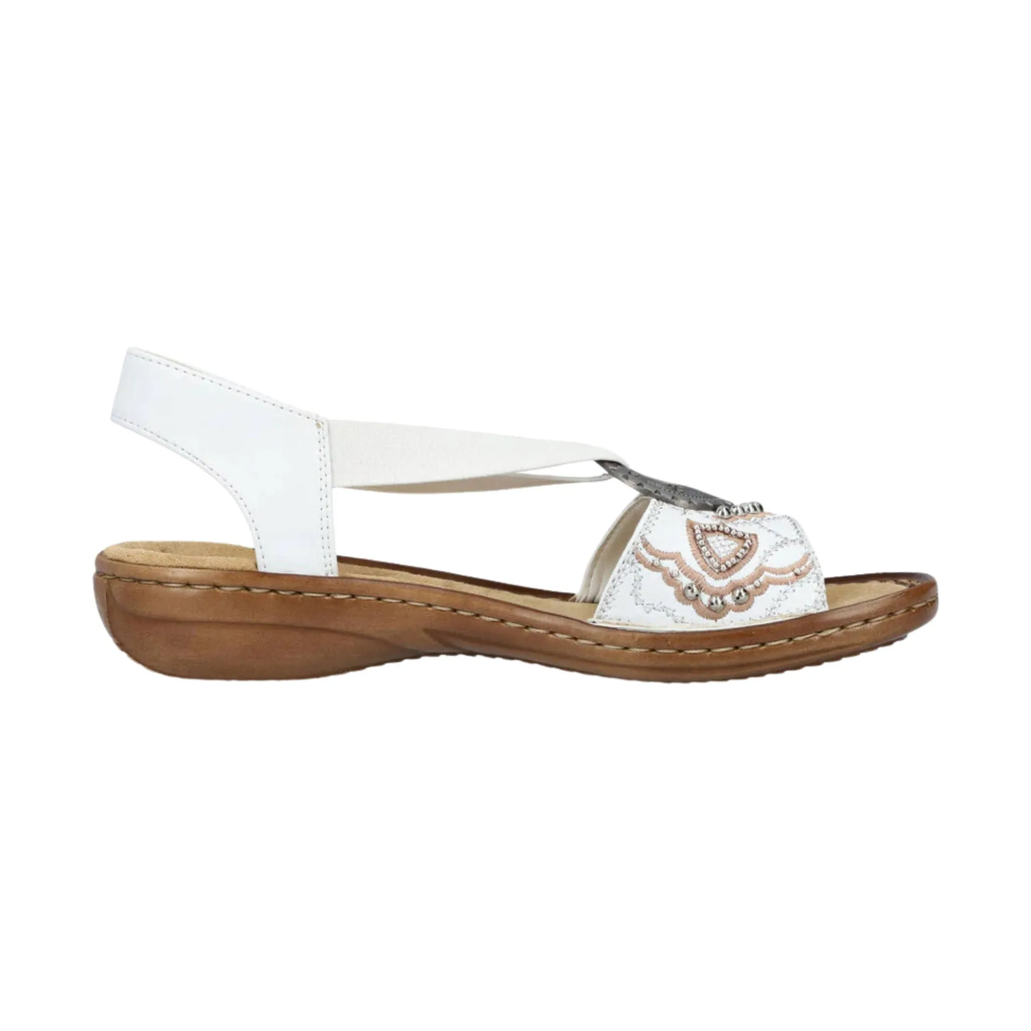 Rieker Women's Regina Sandal - White