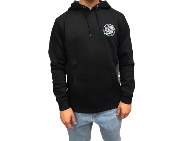 Santa Cruz Men's Ermsy Twisted Hand Hoodie Black