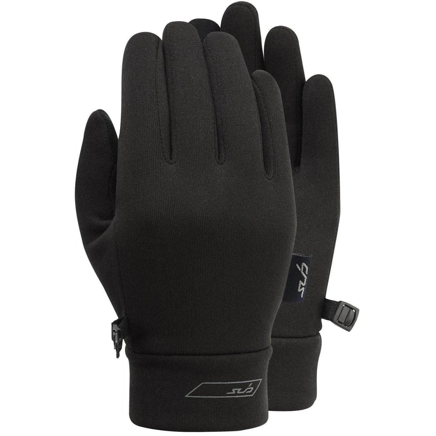 Sub Sports Core Touch Screen Winter Running Gloves - Black