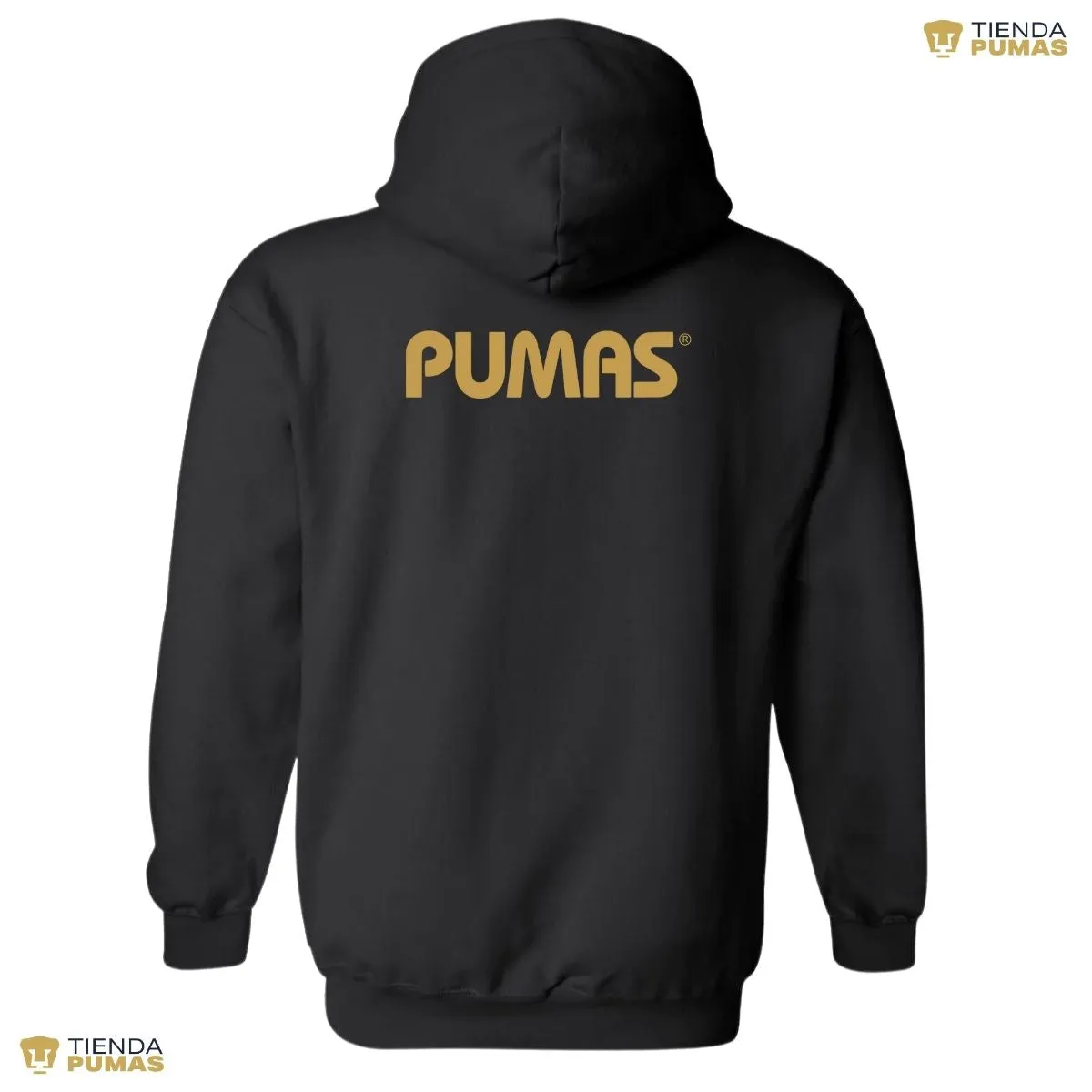 Sudadera para Hombre Hoodie Pumas UNAM Logo Dorado