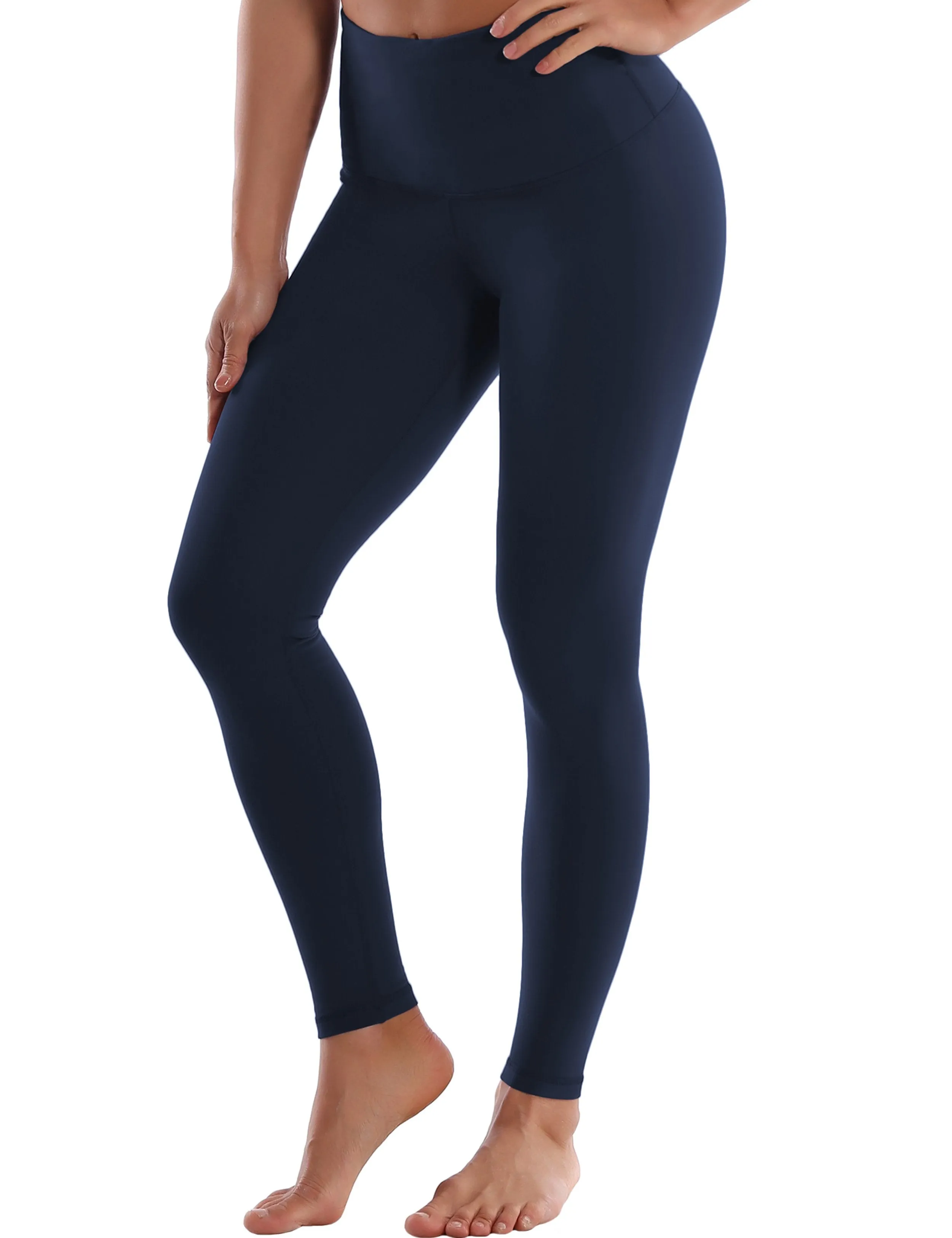 Super High Waist Yoga Pants darknavy ins