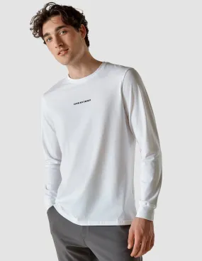 Supima Autograph Long-Sleeved T-Shirt White