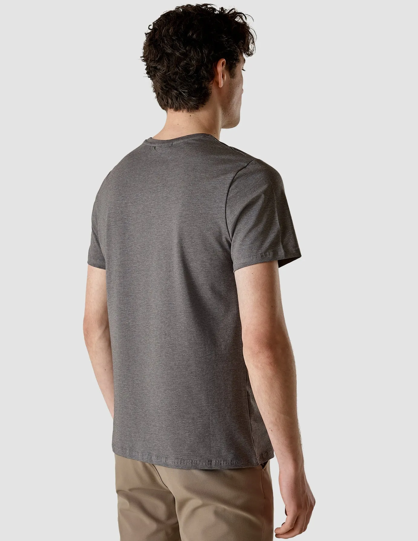 Supima Autograph T-shirt Dark Grey