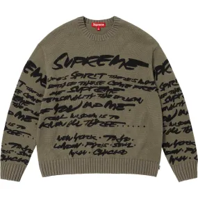 SUPREME FUTURA SWEATER-OLIVE