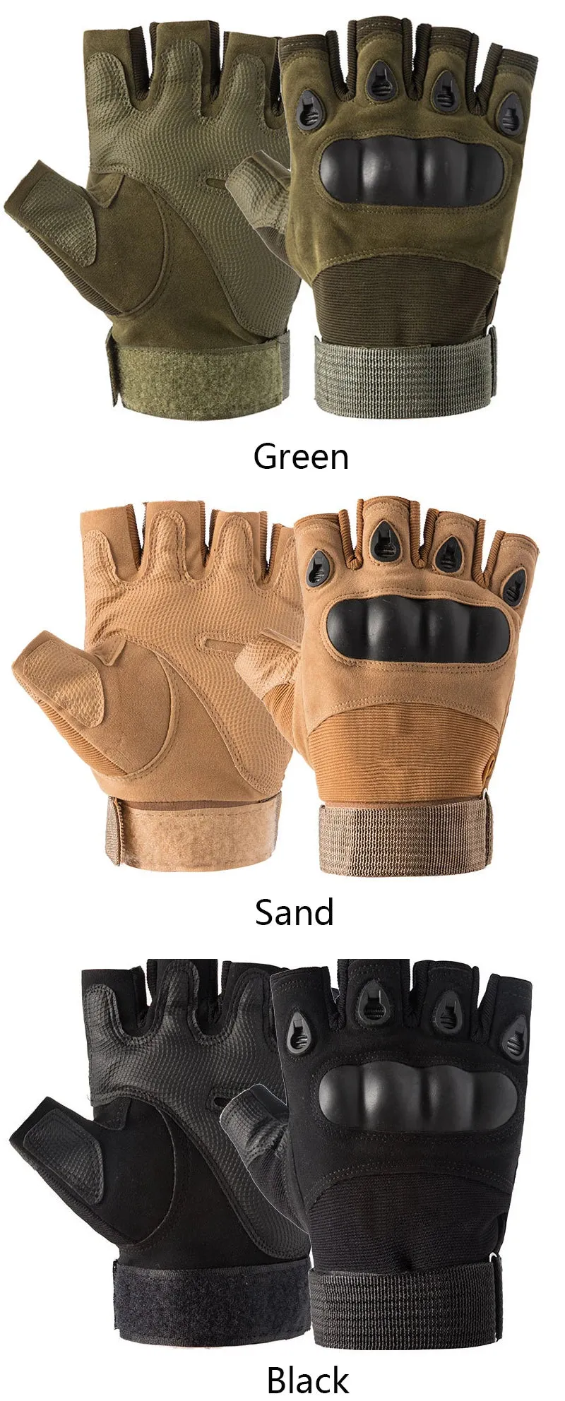 Tactical Full & Half-finger Protective & Non-slip Sport Gloves