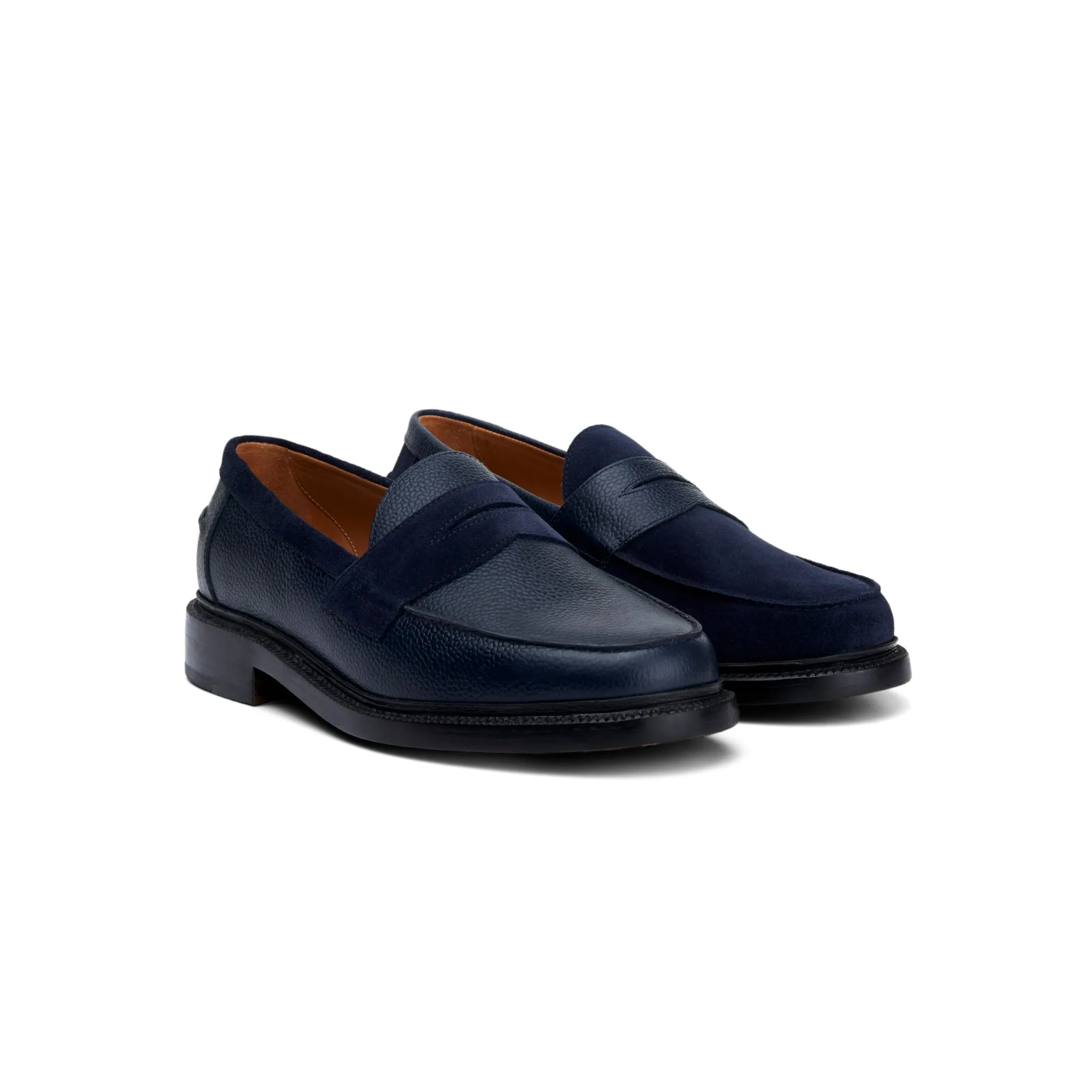 The Ellis Penny Loafer, Navy Flip